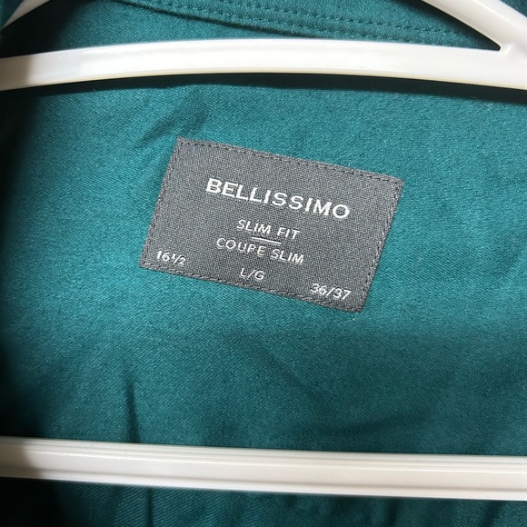 2/$75💥- SHIRT | Men’s Bellissimo shirt size large (neck size 16.5, 36/37) - Picture 4 of 4